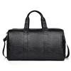 PU Leather Multi-Pocket Travel Duffle Bag