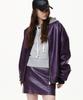 Bikwaieos Faux Leather Mini Skirts_Purple