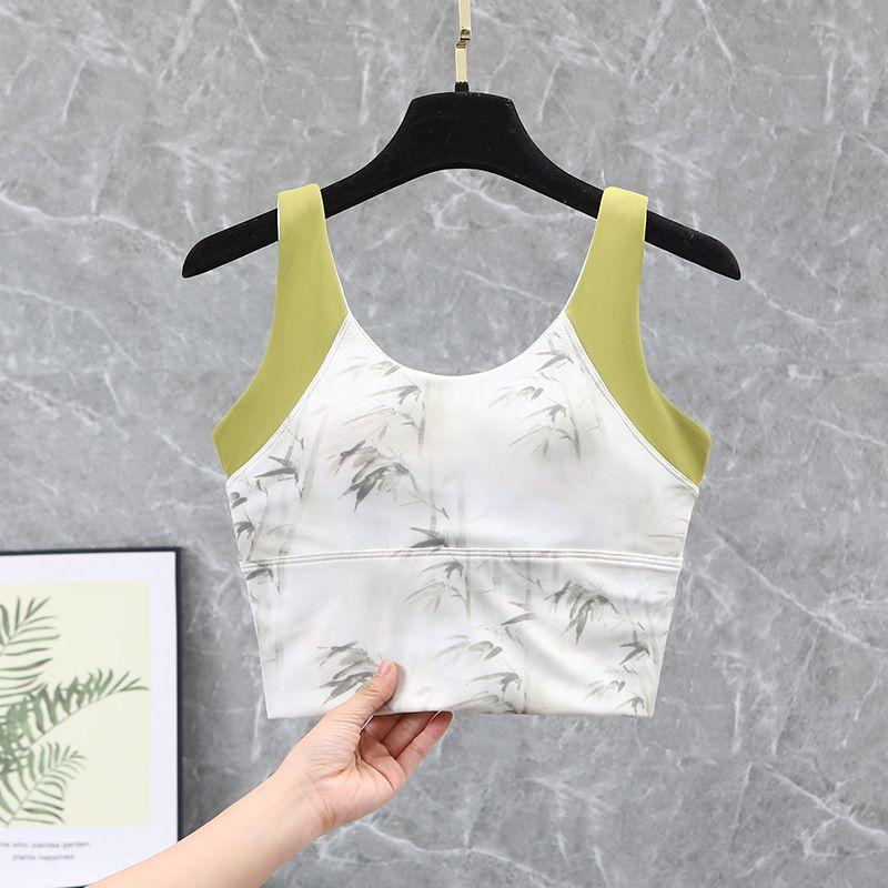 Export High Strength Beauty Back Exercise Underwear Women's Bubble Wrap Running Gathering Vest Tops Workout Bra Yoga Suit