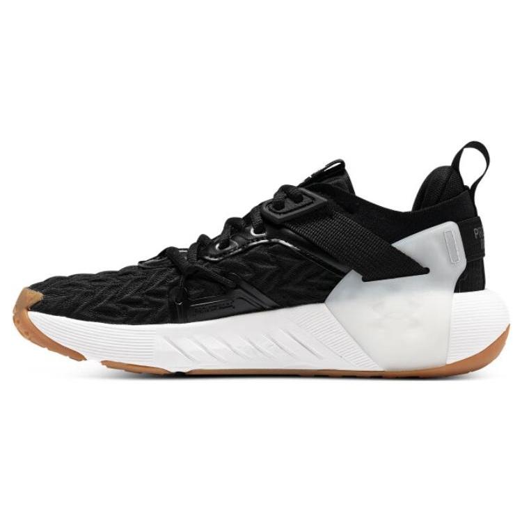 (WMNS) Under Armour Project Rock 6  Black White  Women s 3026535-002 EU 38.5