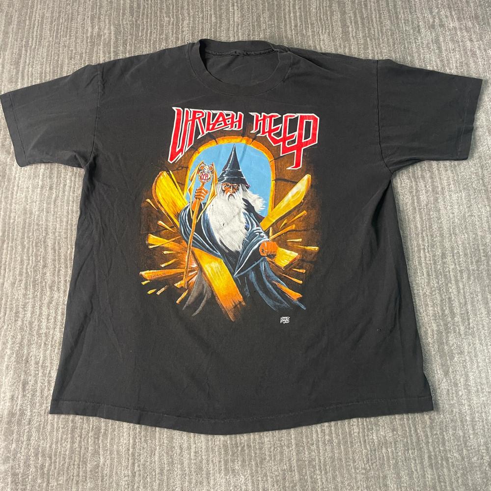 Vintage Uriah Heep Band 90s Cotton Shirt Unisex Concert S to 5XL SN188 Unisex T-Shirt XXL