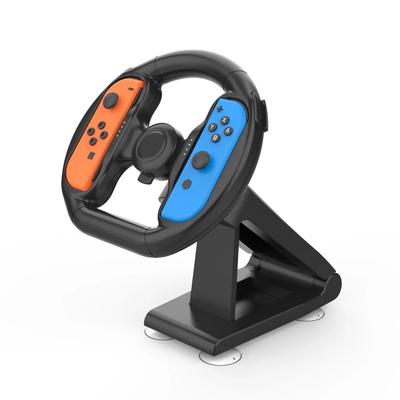 Τιμόνι για Εξάρτημα Ελεγκτή Nintendo Switch με 4 Βεντούζες Αξεσουάρ για Παιχνίδια Αγώνων Συμβατό με Joy-con