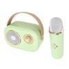 Wireless Bluetooth Speaker with Microphone Portable Rechargeable Mini Mics Speaker Set for Home