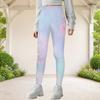 Girls Rainbow Galaxy Printed Full Length Stretch Waist Yoga Leggings
