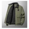 Autumn/Winter Men's Corduroy Lambskin Jacket, Loose, Thickened, Casual Lapel Men's Coat