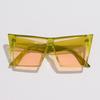 Oversized Cat Eye Sunglasses Women Men Luxury Brand Trendy Colorful Big Square Shades Retro Sun Glasses Vintage Eyeglasses UV400