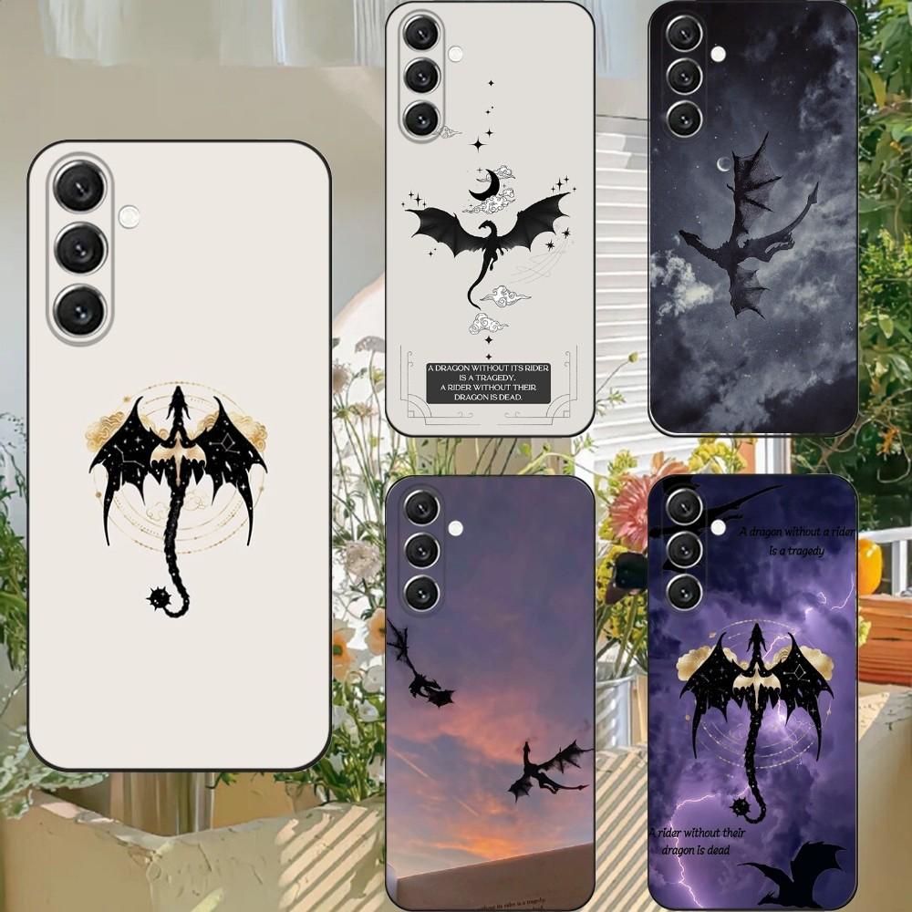 Dragon F-Fourth W-Wing Phone Case For Samsung S25,S24,S21,S22,S23,S30,Ultra,S20,Plus,Fe,Lite,Note,10,9,5G Black Cover
