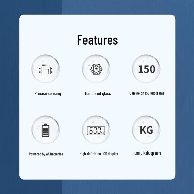 Midea Smart LED Digital Body Weight Scale