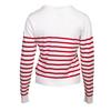 Women's Striped Sweater with Button On the Shoulder by Rakel Women's BURTON OF LONDON
