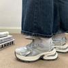 Spring New Thick-soled Mesh Dad Shoes Breathable Sneakers 1555