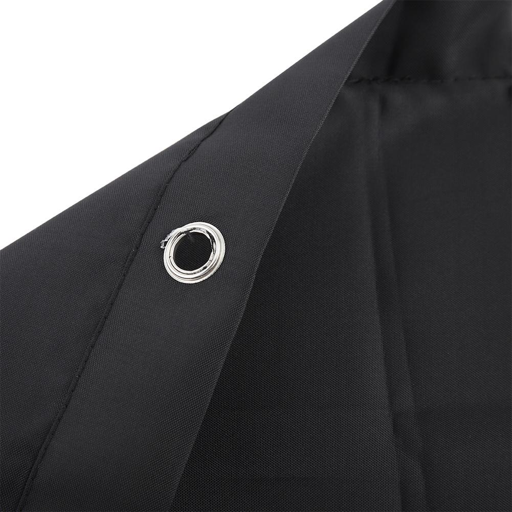 Black Wall Pattern Shower Bath Curtain Waterproof Bathroom Curtain   Hanging Hooks #1