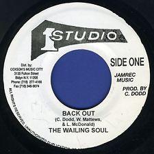 7inch Record WAILING SOULS - Back Out NONE Studio One Jamaica Reggae, Ska & Dub Used
