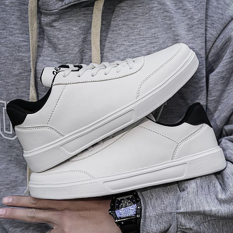 Men Women White Classic Casual Flat Shoe Four Seasonal Outdoor Soft Comfortable Walking Shoe Fashion Student Trend Running Shoes