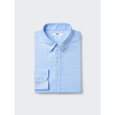 Japan Feiner Cross Oxford Slim Hemd Button-Down Ohne Tasche