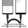 Phone Charging Cable Extra-Long Wide Compatible Stable Output Right-Angle Design Fast Charging 60W