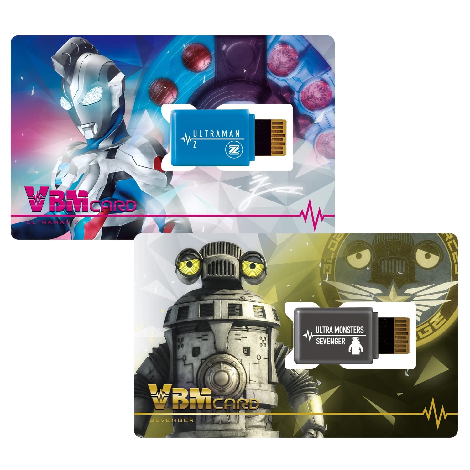 Bandai VBM Card Set Ultraman Vol.3 Ultraman Zett and Seven Gears