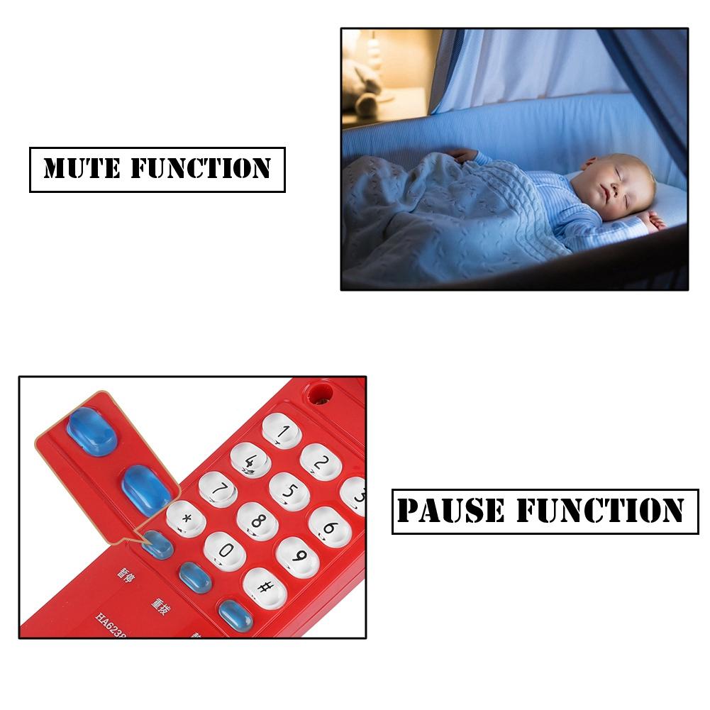 Mini Wall Mounted Landline Wired Home Office Fixed Telephone No Battery