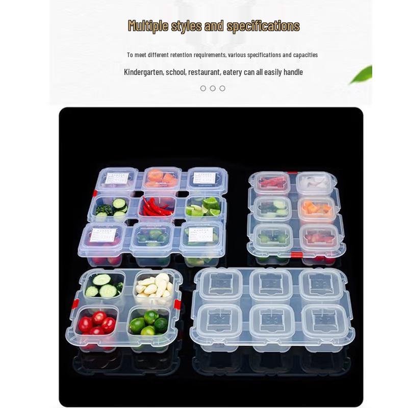 Multi-Compartment Food Sample Storage Box