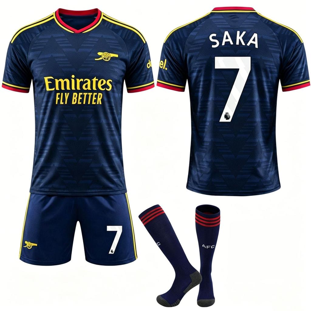 Nu. 7 tricou Saka Nr.. 8 degaard Nu. 41 Orez Nu. 14 degaard Arsenal tricou de fotbal de deplasare
