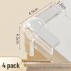Lotus Silicone Corner Protectors - Transparent Anti-Collision Guards for Furniture Edges