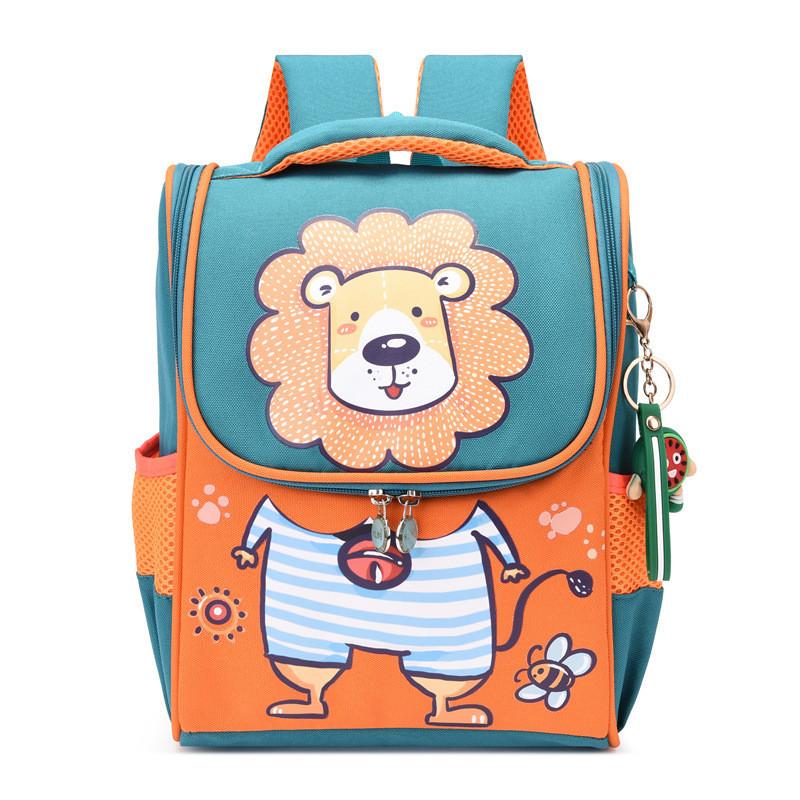 Durable Nylon Children's School Bag With Cute Cartoon Characters And Lightweight Features