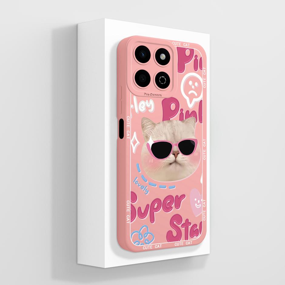 Case For Honor X7 X7A X7C X7D Artistic Oil Painting Floral Soft Silicone Anti Drop Cover For HonorX7 X 7A X7C X7D Fundas Coque