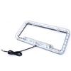12V Multicolor LED License Plate Frame Acrylic /Canada Tag Cover Holder Auto Truck Vehicle Car Styling Light Holder