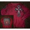 Men's Retro Anime Angel Long Sleeve Round Neck T-shirt
