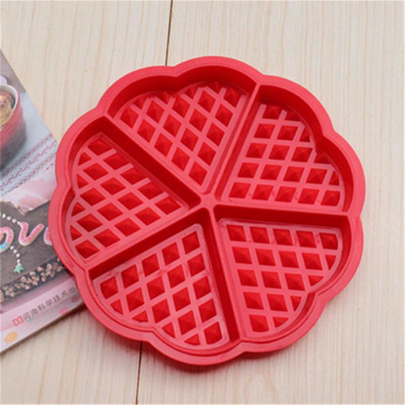 High Quality Waffle Makers for Kids Silicone Cake Mould Waffle Mould Silicone Bakeware Set Nonstick Silicone Baking Mold Set