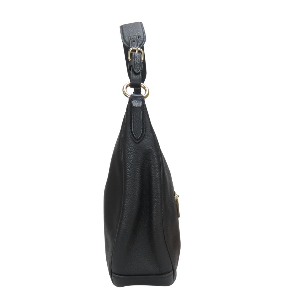Used COACH Shoulder Bag 35593 Leather Black One Belt