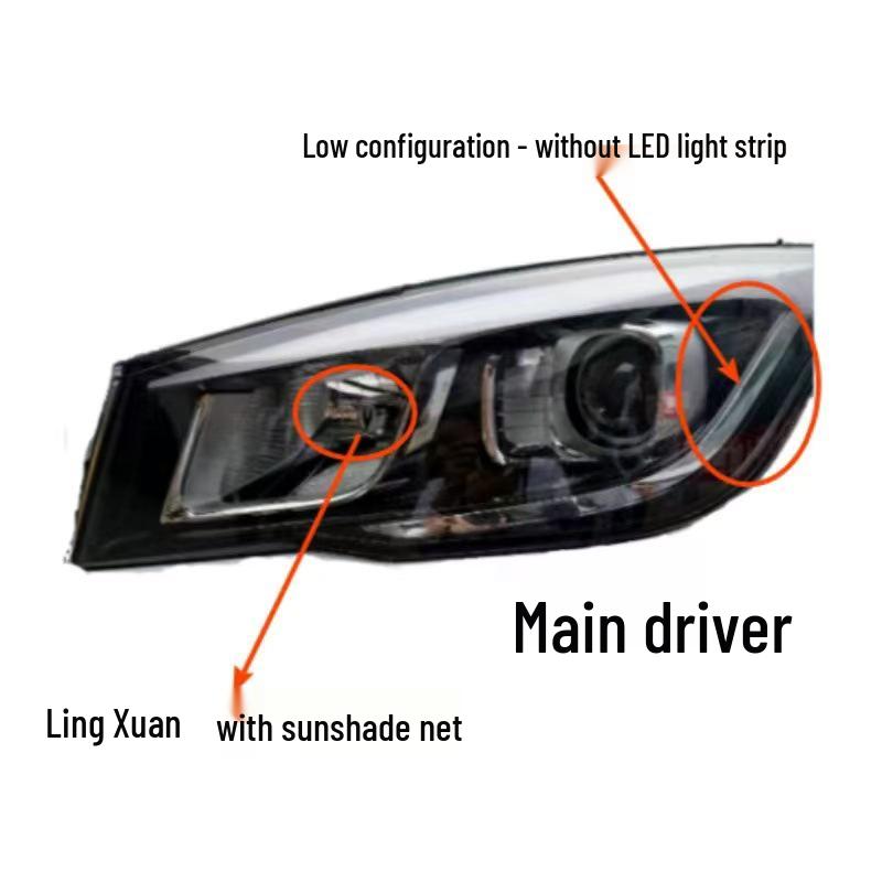 

Compatible Headlight Assembly for Changan Oshan A800 - Includes Left and Right High/Low Beam Headlights