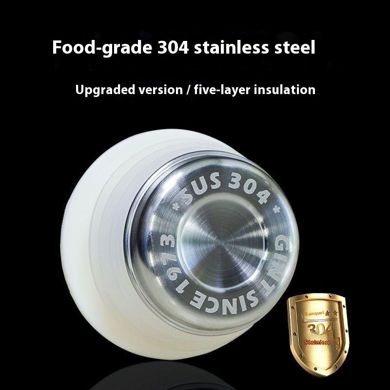 1Pcs Thermos Cup Accessories Thermos Bottle Stopper Stainless Steel Silicone Food Grade Kettle Cover S/L Replacement Parts