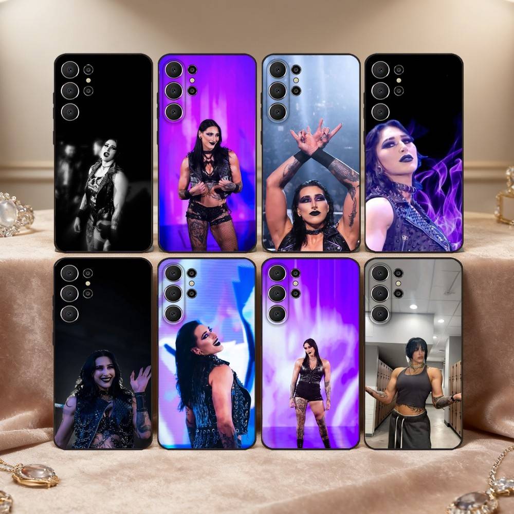 COOL and Stylish Mami Violet Wing Phone Case For Samsung S26,S25,24,23,22,30,21,10,9,Ultra,Plus,Lite,FE Soft Black Case