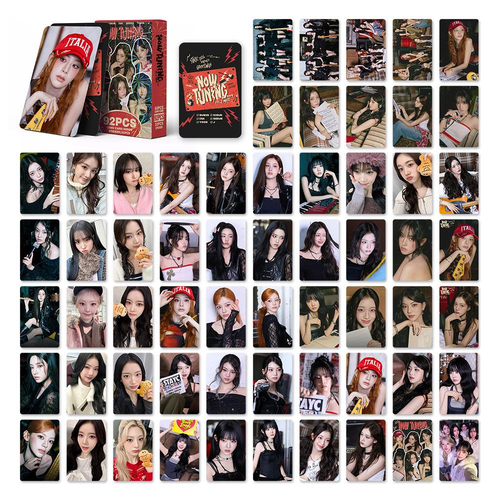 In-stock 92 small cards STRYC 2026 Season's Greetings photo card stickers LOMO HD Printd Photocards Stickers Fans Gift