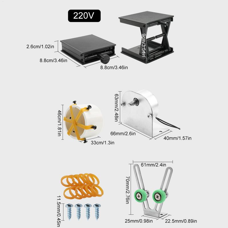 220V/110V Lure Fishing Rod Reel Fishing Rod Repair Kit Fishing Rod Epoxy Resin Coating Machine Fishing Rod Building Kit