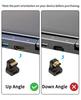 Poyiccot HDMI 8K HDMI Conversion Adapter 180 Degree Angle Change Male To Female Upward HDMI Extension Adapter TV Stick PC Compatible Gold Plated 1