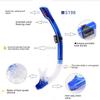 Adult Large Frame Diving Mask & Snorkel Set Soft Silicone Waterproof Scuba Snorkeling Gear for Men Women