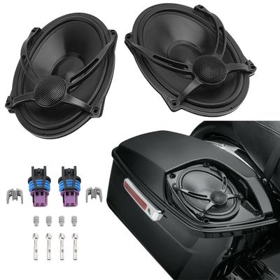 Motorcycle Accessories 5"x7" Saddlebag Lid Speakers For Harley Touring Road King Street Electra Glide FLHR FLHX FLHT CVO 94-23