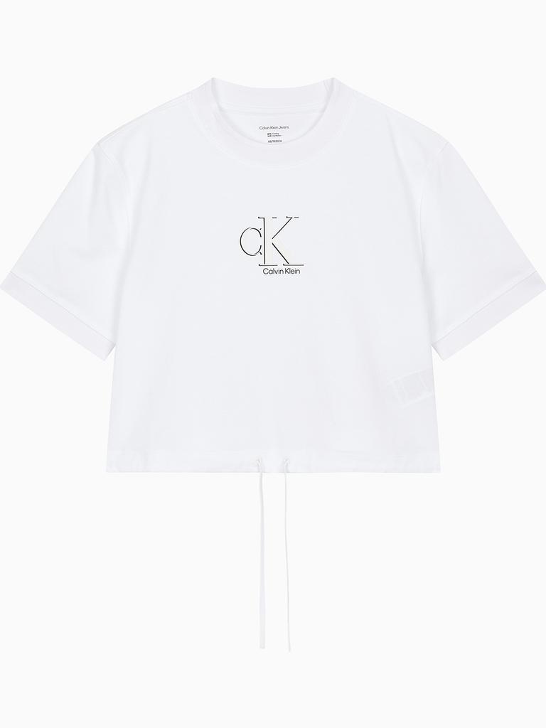 Kaelbinkeullainjin Women'S Cooling Jersey Tie-Waist Crop Short Sleeve T-Shirt 47F231G Yaf