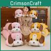 Dog Printed Plush Toy Cartoon Stuffed Animal Doll Decoration Kids Gift Cute