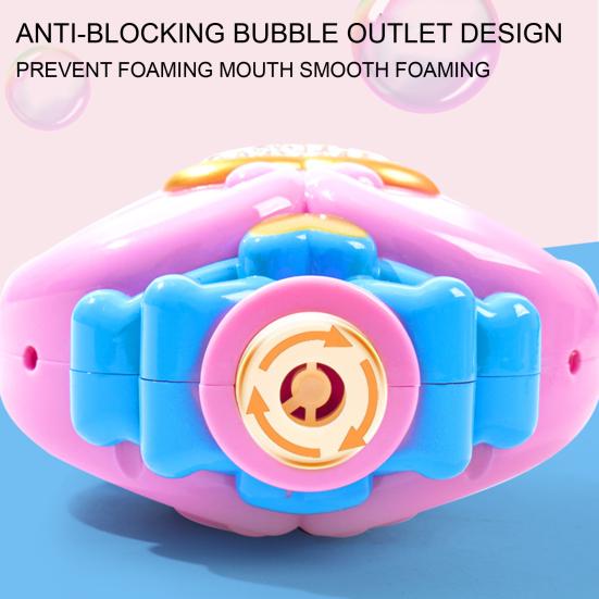 Yousheng Bubble Blower Detachable Electric Safe Leak-proof Smooth Surface Entertainment Novelty Butterfly Shape Bubble Stick Girl Toy