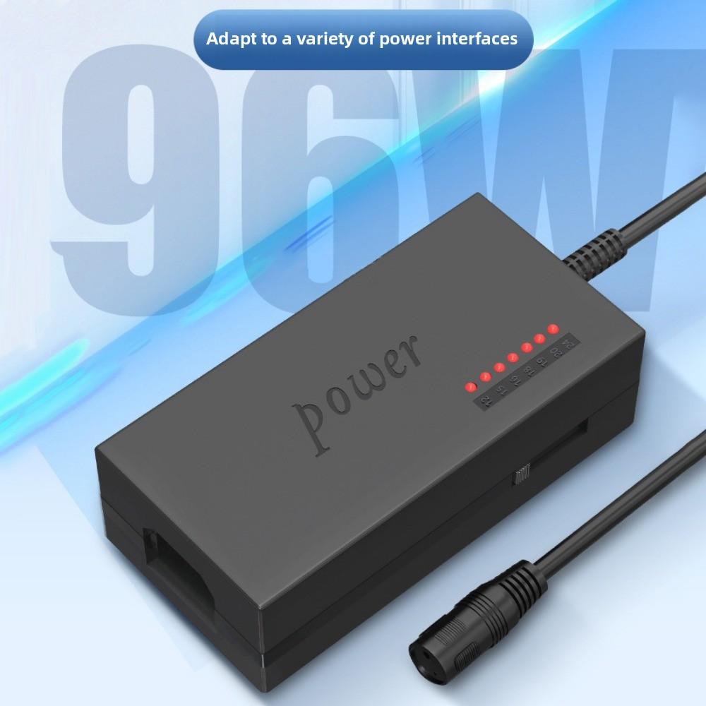 96W Laptop Power Adapter Adjustable Voltage Portable Use Laptop Charger Adapter 12-24V 4A Laotop Power Supply Adapter Notebook