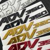 3D Raised ADV350 Stickers for Honda, 4 Colors Silver/Black/Gold/Red Motorcycle Emblem Decals, Scooter Body Decor Badge ajb256