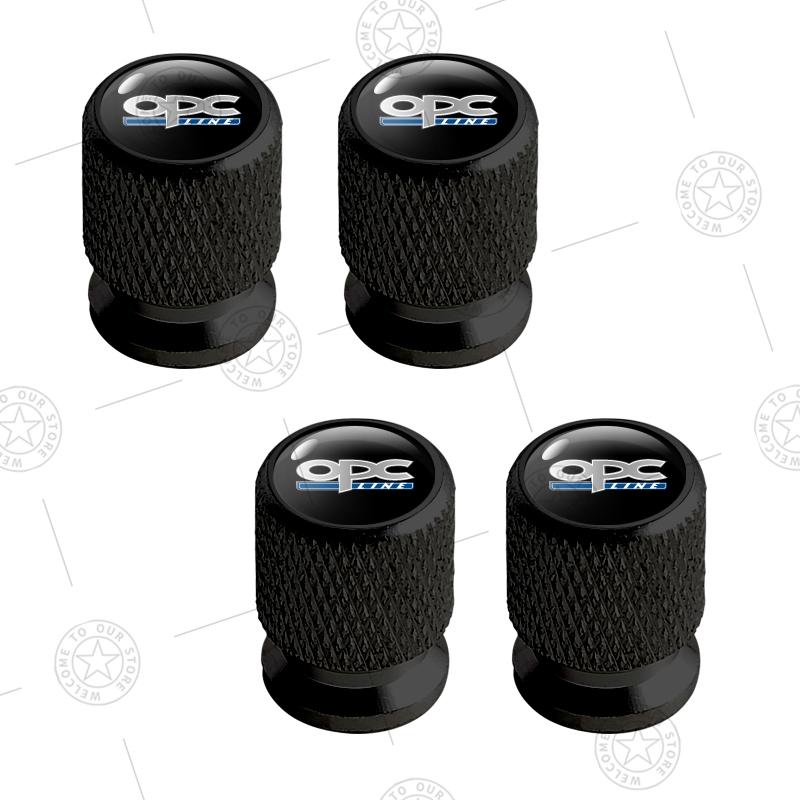 4pcs OPC Line Logo Car Wheel Tire Valve Caps Air Stem Aluminum Accessories For Opel Movano Rocks Insignia GSI Zafira Mokka Adam