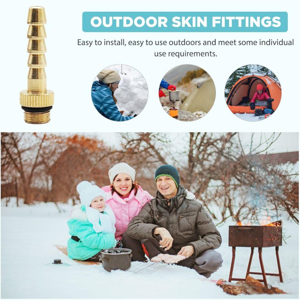 Practical Valve Adapter Multi-purpose Camping Stove Hose Adapter Tube Hose Adaptor Cooking