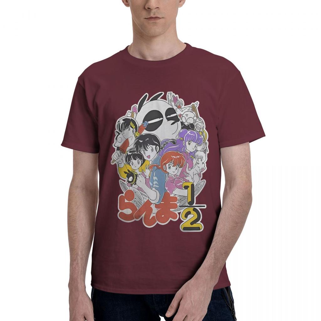 Japanese Comedy Anime 100 Cotton Casual Breathable Confortable Men Top High End Mens Clothing T Shirt Men