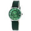 Women's Watch - Adrina AR0034 - Green Dial - 32 Mm Metal Case - 16 Mm Green Faux Leather Strap