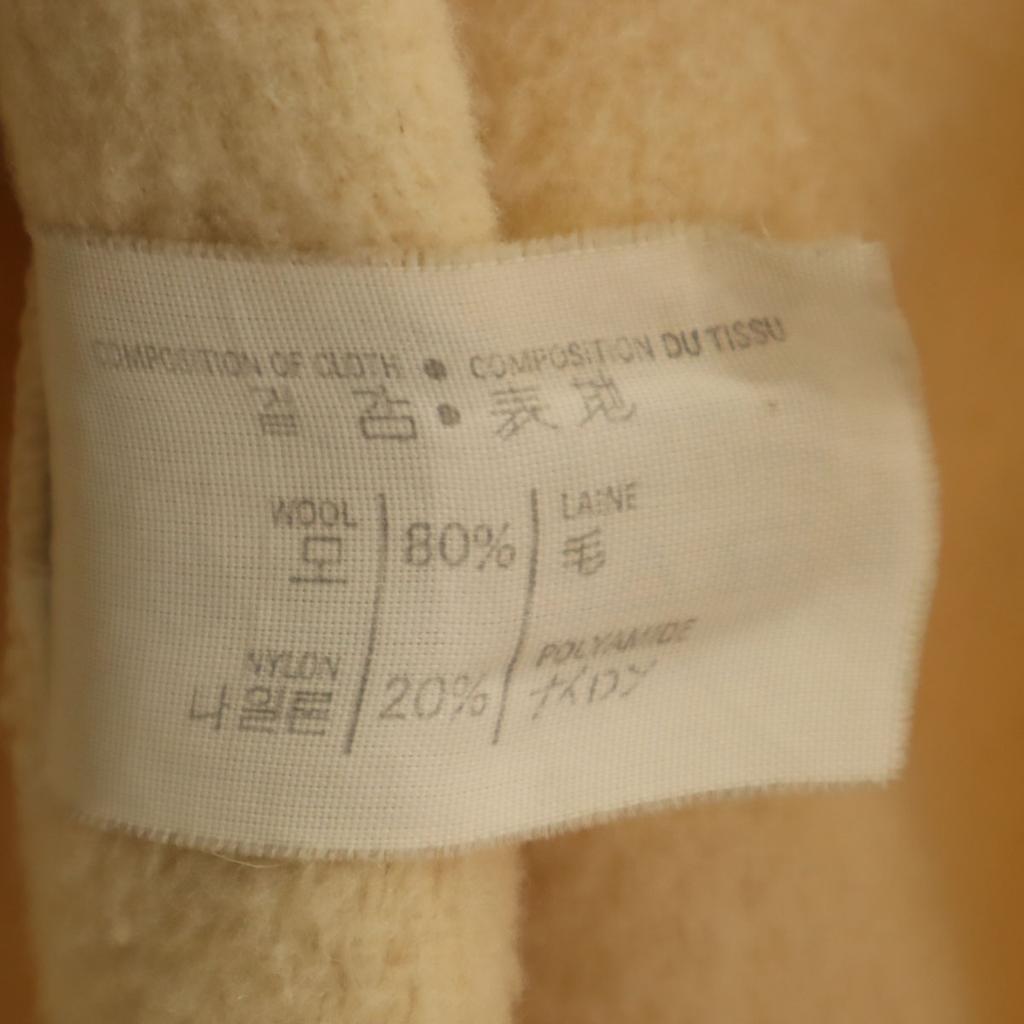 Gloverall Made In the UK Duffel Coat Cream Women Used