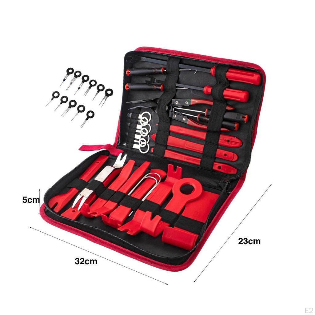 39Pcs Car Removal Tool Repair with Storage Bag Precision Upholstery Pry Set