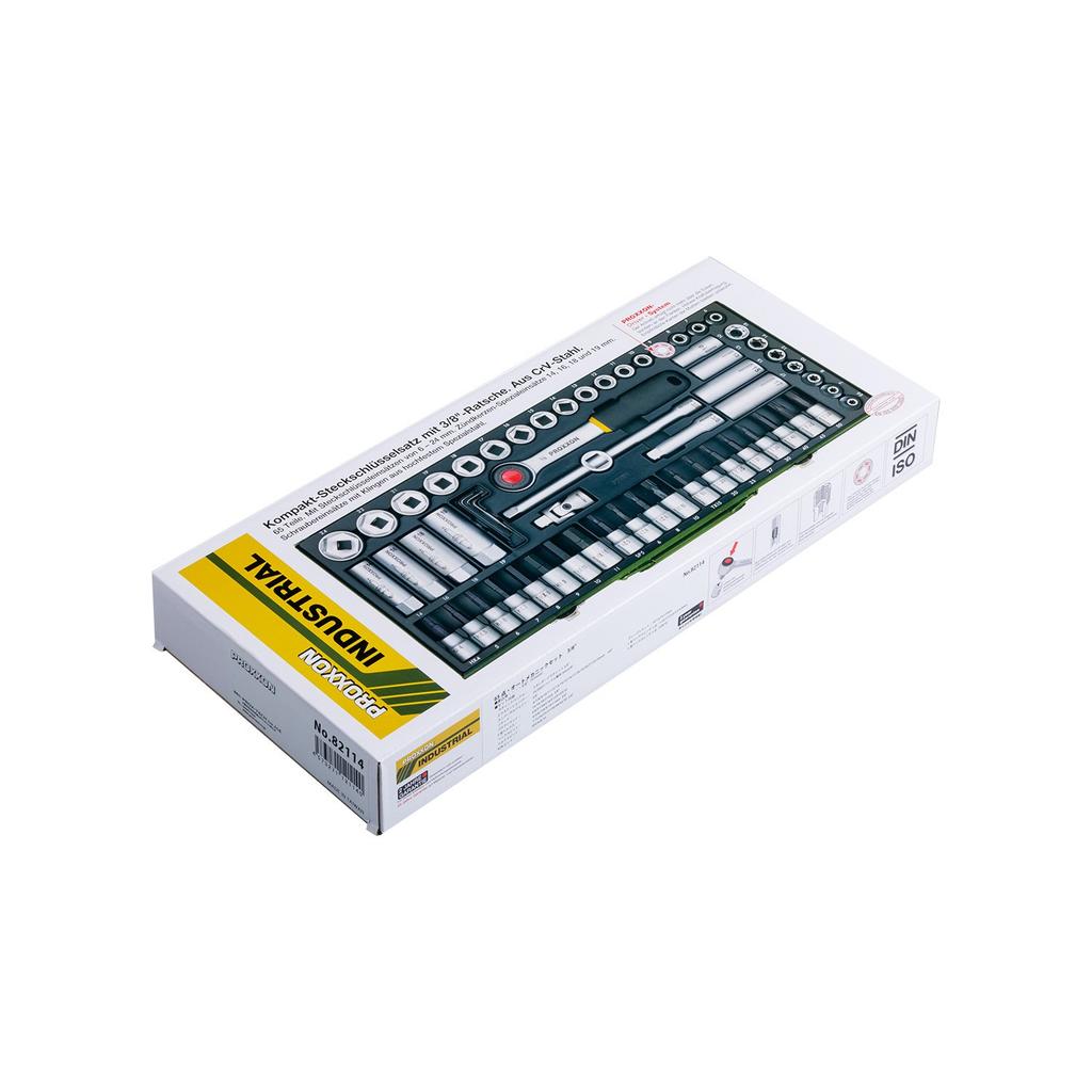 PROXXON Auto Mechanic Set 65 1 Set No. 82114, 9.5mm Drive, Pieces,